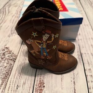 Brown Toddler Toy Story Cowboy Boots | Size 5